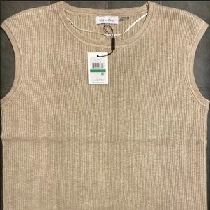 Calvin Klein Scoop Neck Sleeveless Sweater XL